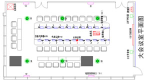 主會(huì)場(chǎng)會(huì)議是平面圖
