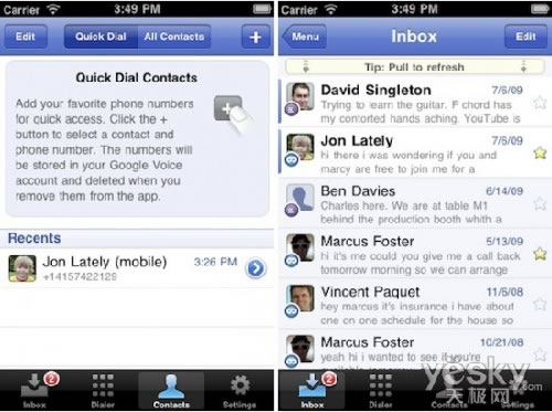 Google Voice應用在蘋果App Store上架